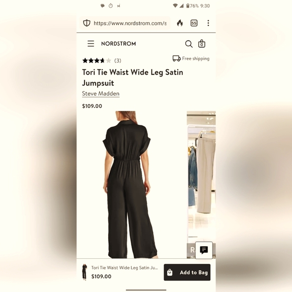 Tori Tie Waist Wide Leg Satin Jumpsuit - Picture 14 of 15